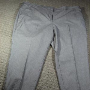 NWOT Talbots Size 14 Black and White Houndstooth Slacks